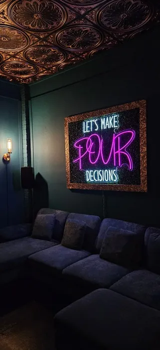 AustraliaNeonSigns.Com - Let's Make Pour Decisions Neon Signs