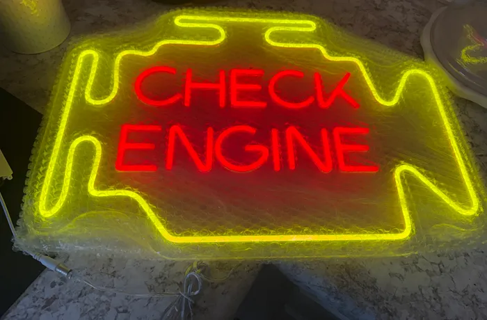 AustraliaNeonSigns.Com - Check Engine Neon Sign