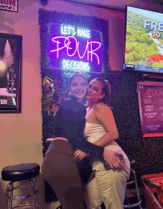 AustraliaNeonSigns.Com - Let's Make Pour Decisions Neon Signs
