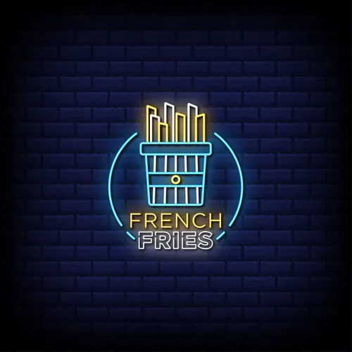 French Fries Shop Neon Sign - Australia Neon Signs