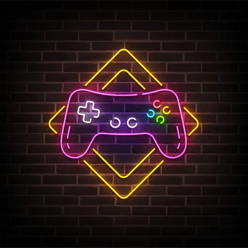 Gamer Joystick Neon Sign - Australia Neon Signs