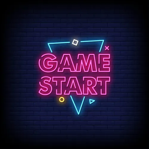 Game Start Neon Sign - Australia Neon Signs
