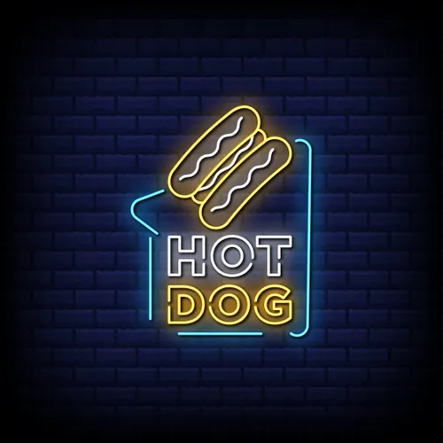 Hot Dog Neon Sign - Australia Neon Signs
