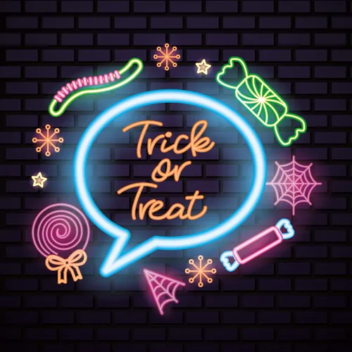 Cutie Trick Or Treat Neon Sign - Australia Neon Signs