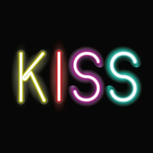 Kiss Neon Sign - Australia Neon Signs