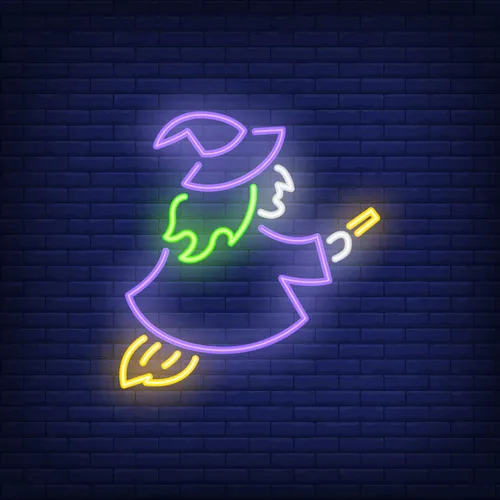 Witch Neon Sign - Australia Neon Signs