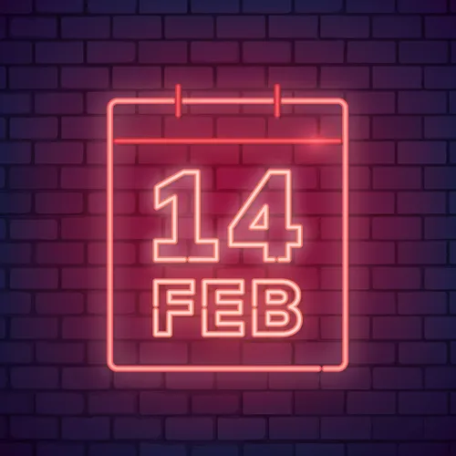 Valentine's Day Date Neon Sign - Australia Neon Signs