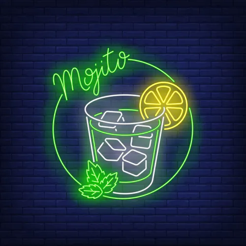 Mojito Drink Neon Sign - Australia Neon Signs