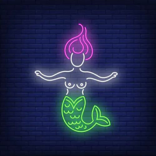 Mermaid Neon Sign - Australia Neon Signs
