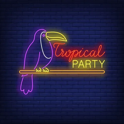 Tropical Party Neon Sign - Australia Neon Signs