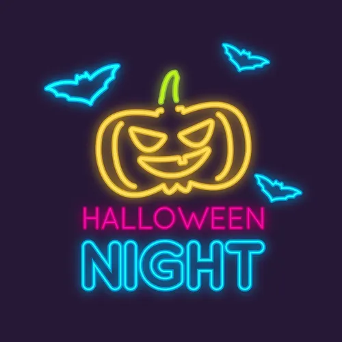 Pumpkin Halloween Night Neon Sign - Australia Neon Signs