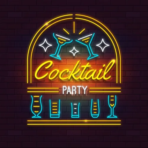 Cocktail Party Neon Sign - Australia Neon Signs