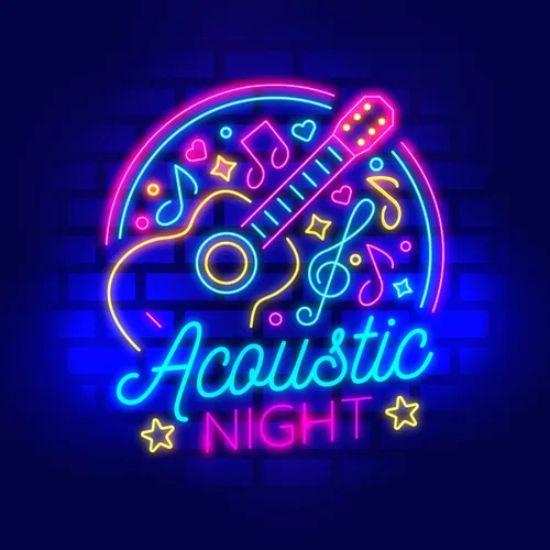 Acoustic Night Party Neon Sign - Australia Neon Signs