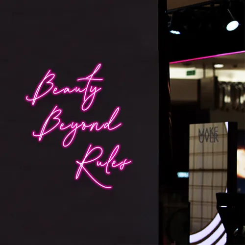 Beauty Beyond Rules Neon Sign - Australia Neon Signs