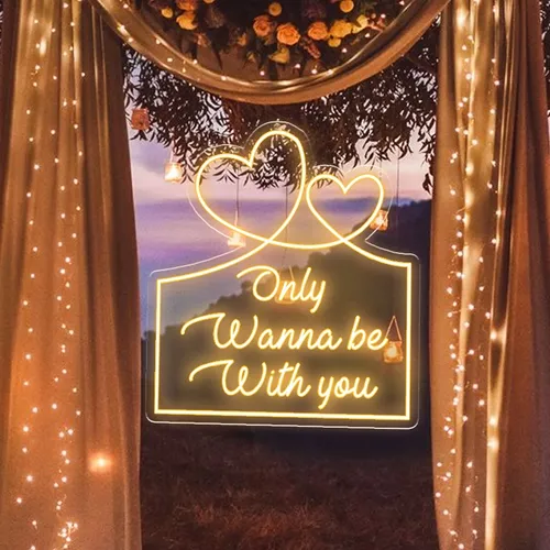 Only Wanna Be With You Neon Sign - Australia Neon Signs