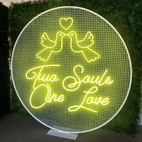 Two Souls One Love Neon Sign - Australia Neon Signs