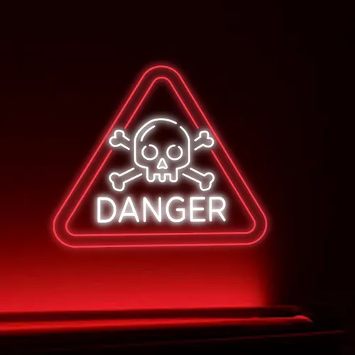 Danger Neon Sign - Australia Neon Signs