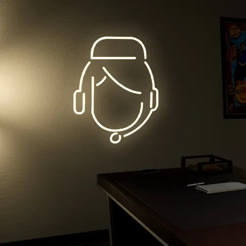 Customer Care Neon Sign - Australia Neon Signs