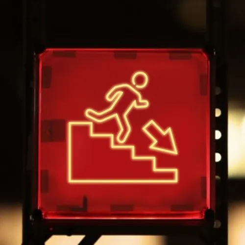 Emergency Exit Neon Sign - Australia Neon Signs