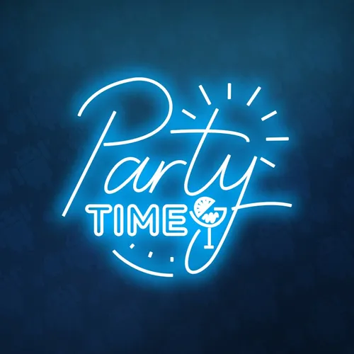 Party Time Neon Sign - Australia Neon Signs