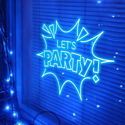 Let’s Party Neon Sign - Australia Neon Signs