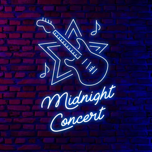 Midnight Concert Neon Sign - Australia Neon Signs