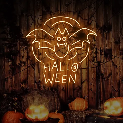 Halloween Bat Neon Sign - Australia Neon Signs