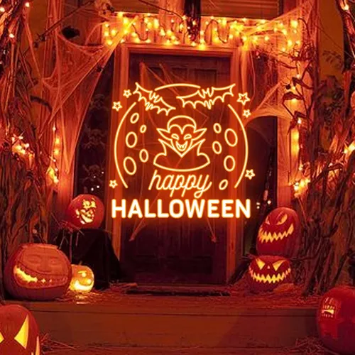 Happy Halloween Dracula Neon Sign - Australia Neon Signs