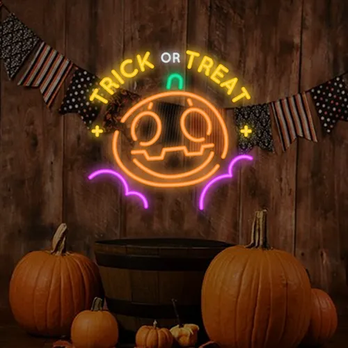 Trick or Treat Neon Sign - Australia Neon Signs