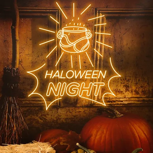 Halloween Night Neon Sign - Australia Neon Signs