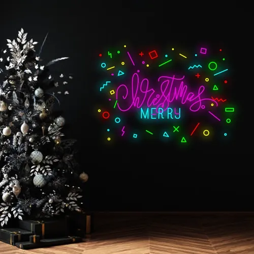 Christmas Merry Neon Sign - Australia Neon Signs