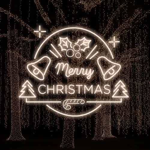 Merry Christmas Bell and Tree Neon Sign - Australia Neon Signs