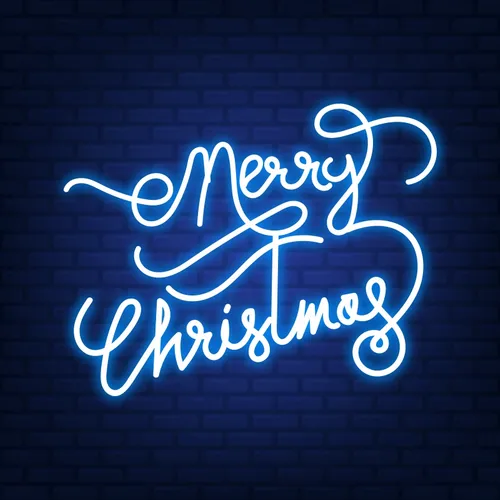 Merry Christmas Handwriting Neon Sign - Australia Neon Signs