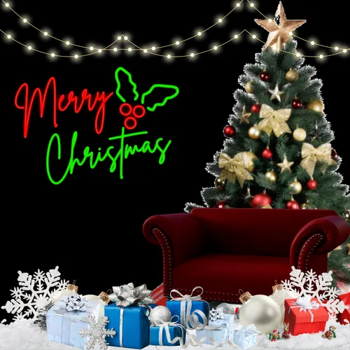 Sparkly Yuletide Neon Sign - Australia Neon Signs