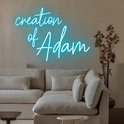 Creation Of Adam Neon Sign - Australia Neon Signs