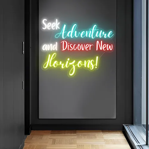 Seek Adventure Neon Sign - Australia Neon Signs