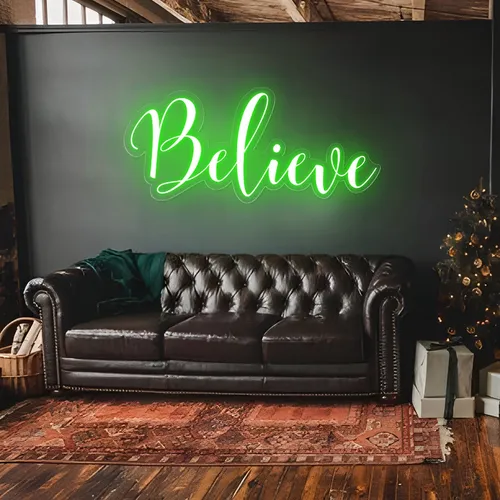 Believe Neon Sign - Australia Neon Signs
