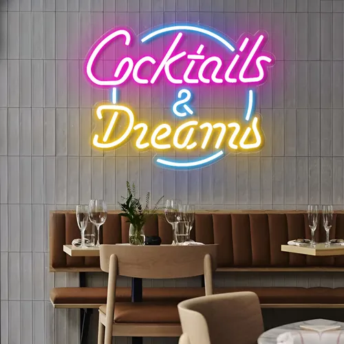 Cocktails and Dreams LED Neon Sign - Australia Neon Signs