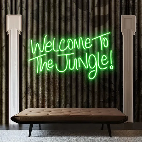 Welcome To The Jungle LED Neon Sign - Australia Neon Signs