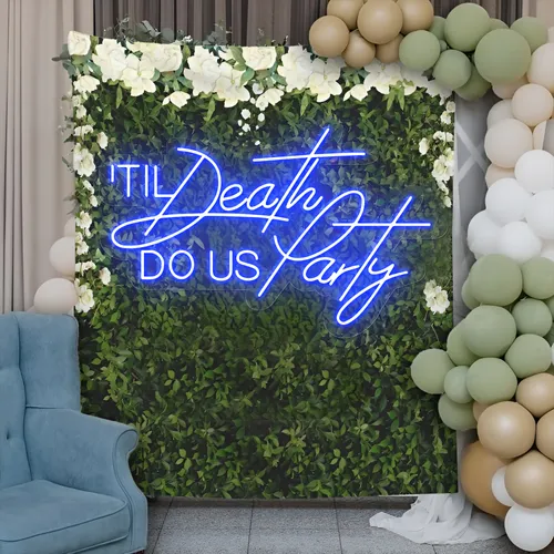 Til Death Do Us Party Neon Sign - Australia Neon Signs