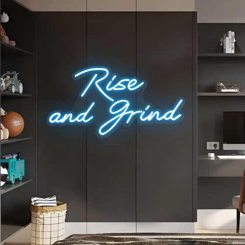 Rise and Grind Neon Sign - Australia Neon Signs