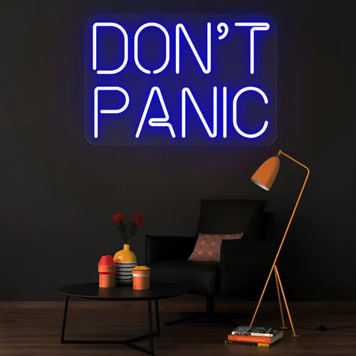 Don't Panic Neon Sign - Australia Neon Signs