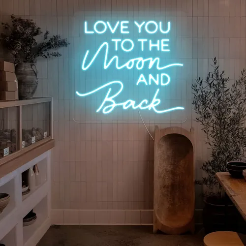 I Love You To The Moon And Back Neon Sign - Australia Neon Signs