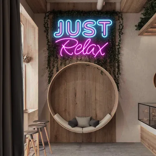 Just Relax Neon Signs - Australia Neon Signs