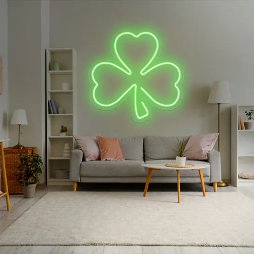 Green Clover Neon Sign - Australia Neon Signs