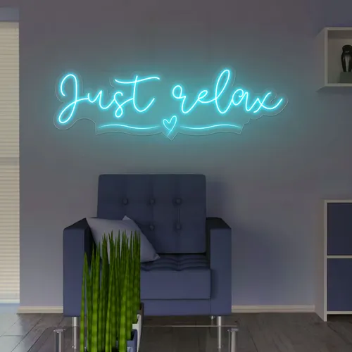 Just Relax Neon Sign - Australia Neon Signs