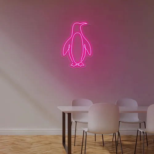Cute Penguin Neon Sign - Australia Neon Signs