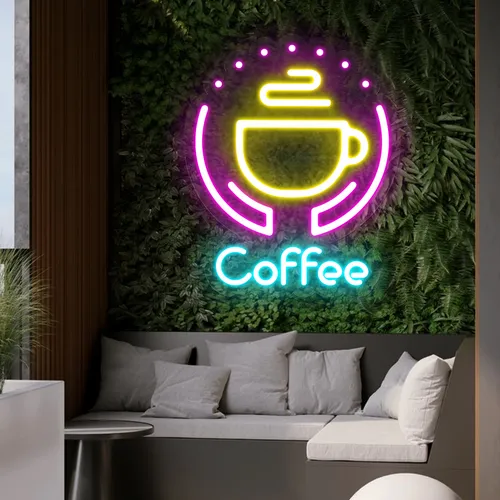 Captivating Coffee Neon Sign