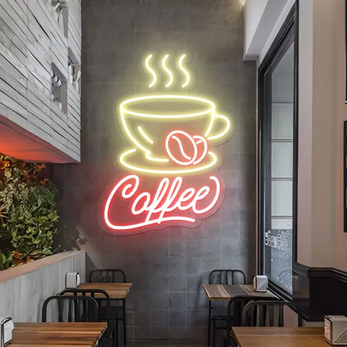 Classy Gleam Coffee Neon Sign