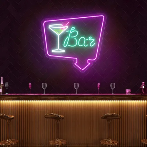 Chic Martini Bar Neon Sign - Australia Neon Signs